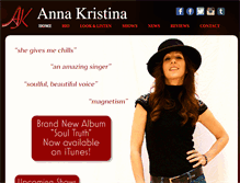 Tablet Screenshot of annakristina.com